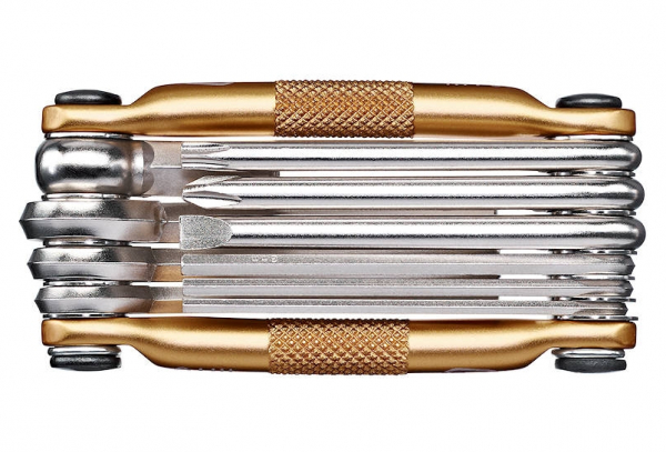 CRANKBROTHERS Multi-Outils 10 Fonctions Or/Noir