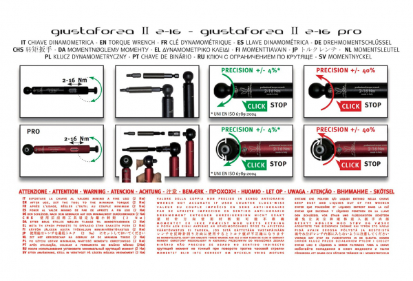 Clé Dynamométrique Effetto Mariposa Giustaforza II 2-16 Nm Deluxe â Image 7