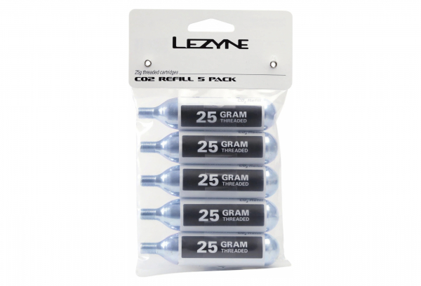 Pack De 5 Cartouches De CO2 Lezyne 25 G