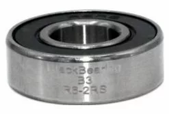 Roulement Black Bearing R6-2RS 9.53 X 22.23 X 7.14 Mm