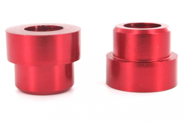 SB3 Kit Entretoises D'amortisseur 25.4x8mm Rouge
