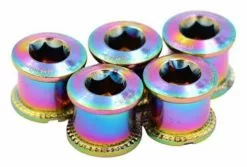 Pride Racing Pride Bolt/Nuts Chainring Vortex Chromoly 8.5mm Oil Slick