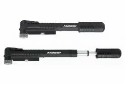 Pompe à Main Massi CM-07 Télescopique Double Shot Noir