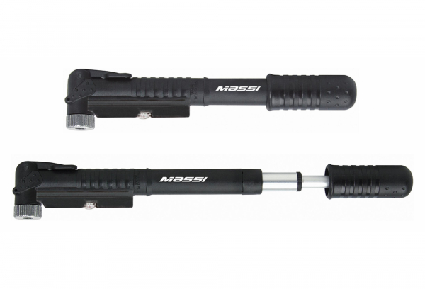 Pompe à Main Massi CM-07 Télescopique Double Shot Noir