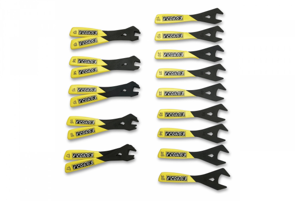 Jeu De Clés à Cônes Pedro's Cone Wrench Set (19 Pièces)