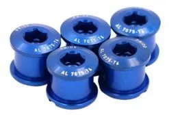 Pride Racing Vis De Cheminées Pride Vortex Aluminium 6.5 Mm Bleu