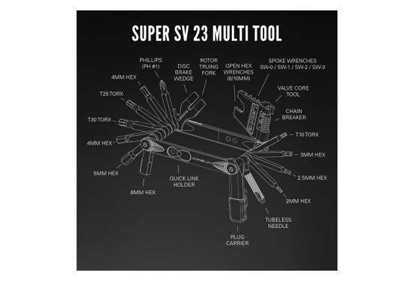 Multi Outils Lezyne Super SV 23 Argent – Image 5
