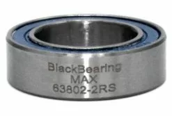 Roulement Black Bearing 63802 2RS Max 15 X 24 X 7 Mm