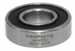 Roulement Black Bearing Céramique 6900-2RS 10 X 22 X 6 Mm