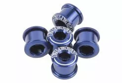 Pack De 5 Vis Cheminées ELEVN DOUBLE KEY 6.5 X 4mm Bleu