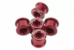 Pack De 5 Vis Cheminées ELEVN DOUBLE KEY 6.5 X 4mm Rouge