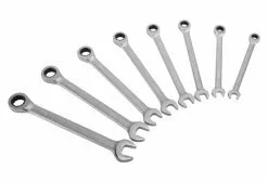 BIRZMAN 8 Clés Plates à Cliquet (Gear Plus)