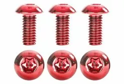 Kit De 6 Vis De Disque NEATT Inox M5 X 10mm Rouge